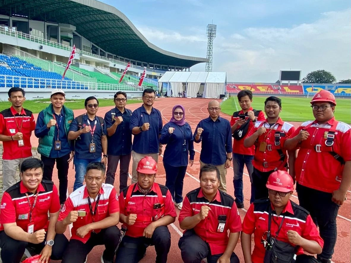 Telkom Dukung Peresmian 17 Stadion Standar FIFA oleh Presiden RI